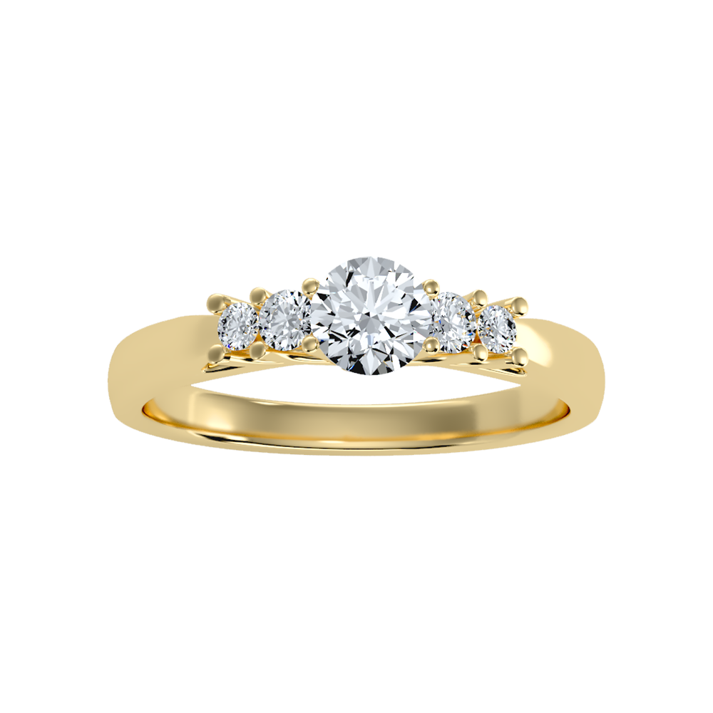 Subtle Statements Single Stone Ring - Eleven