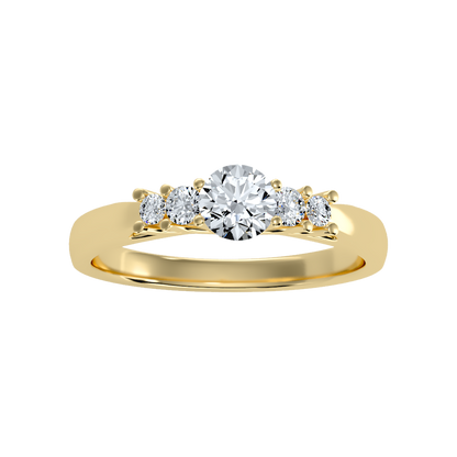 Subtle Statements Single Stone Ring In 925 Sterling Silver - Eleven