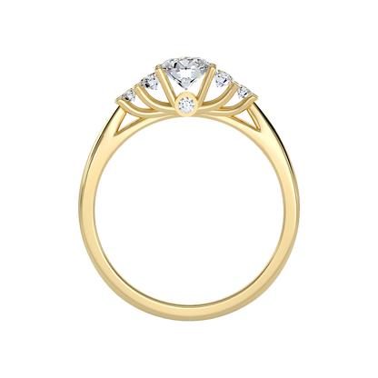 Subtle Statements Single Stone Ring - Twelve