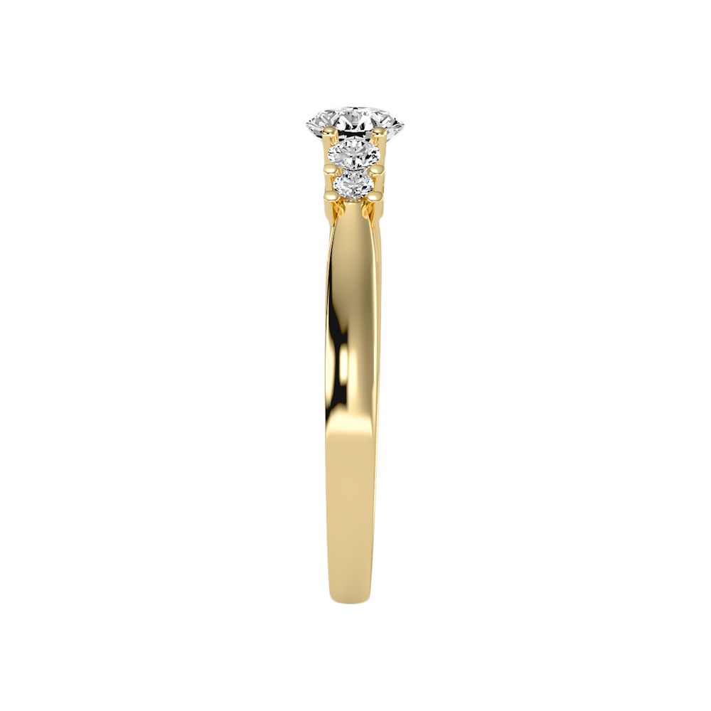 Subtle Statements Single Stone Ring In 925 Sterling Silver - Thirteen
