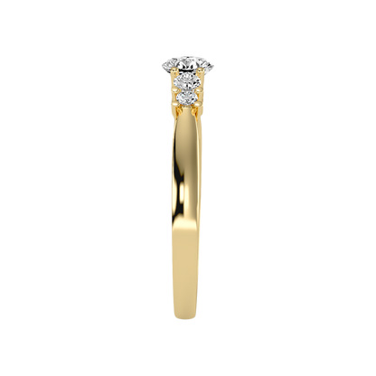 Subtle Statements Single Stone Ring - Thirteen