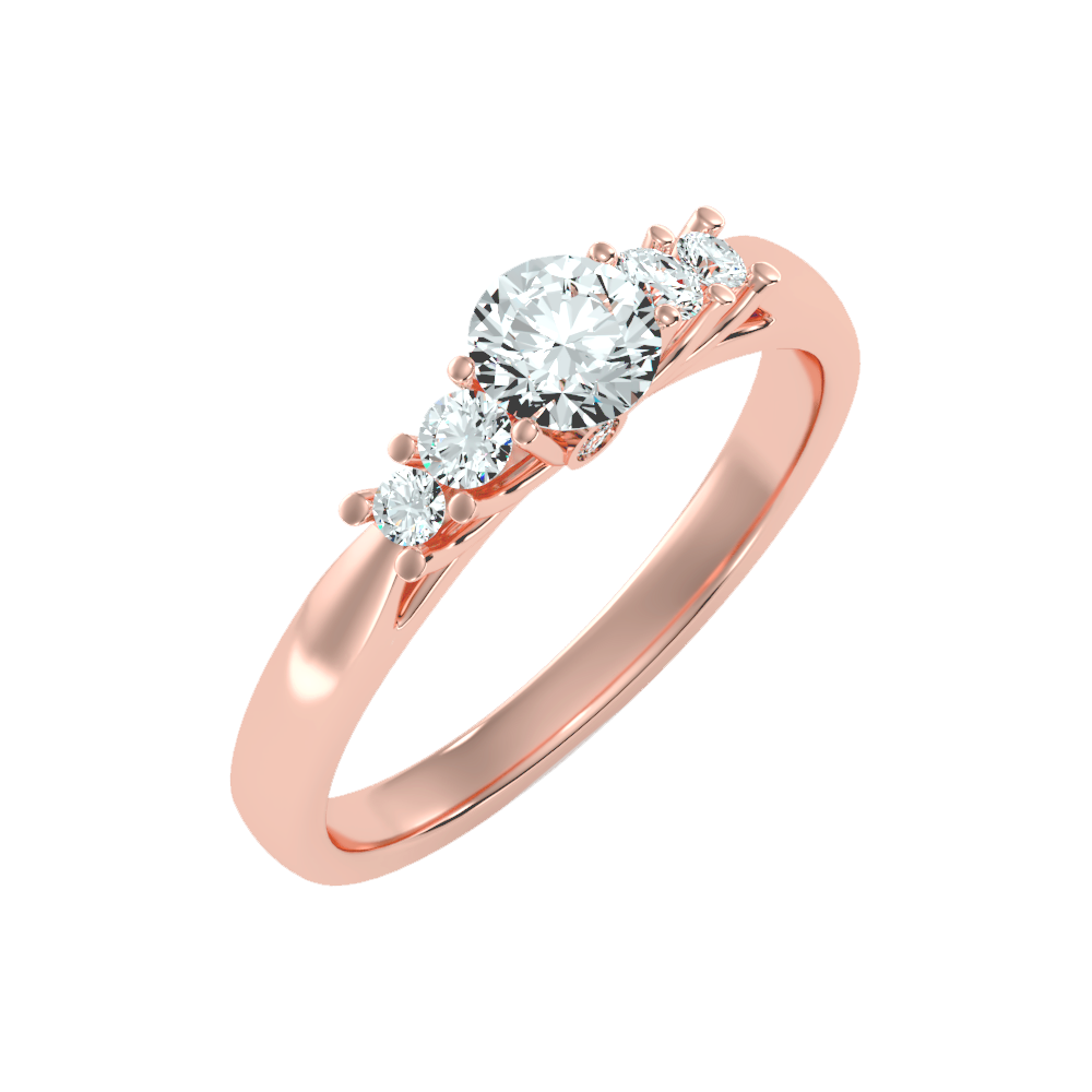 Subtle Statements Single Stone Ring In 925 Sterling Silver - Two