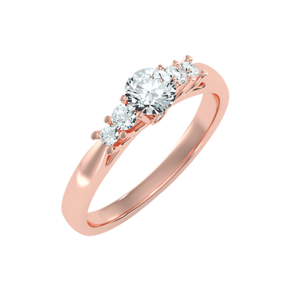 Subtle Statements Single Stone Ring In 925 Sterling Silver - Two