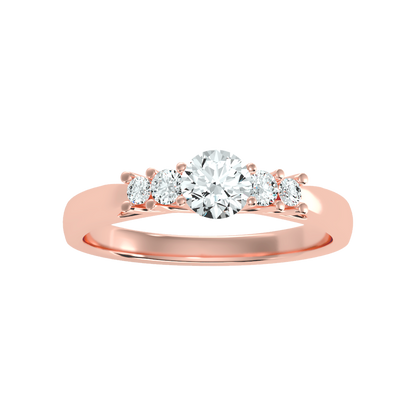 Subtle Statements Single Stone Ring - Three