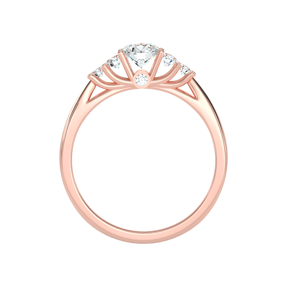 Subtle Statements Single Stone Ring - Four