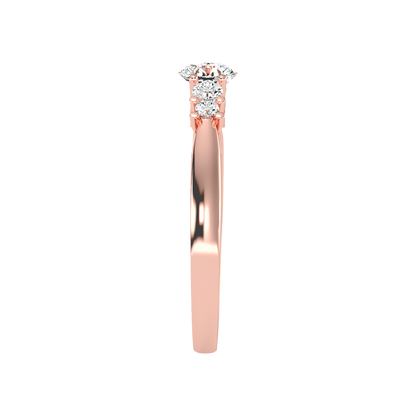 Subtle Statements Single Stone Ring - Five