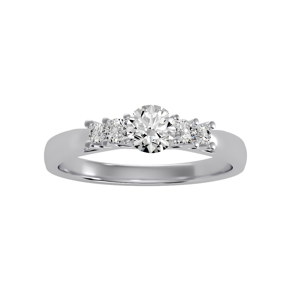 Subtle Statements Single Stone Ring - Seven