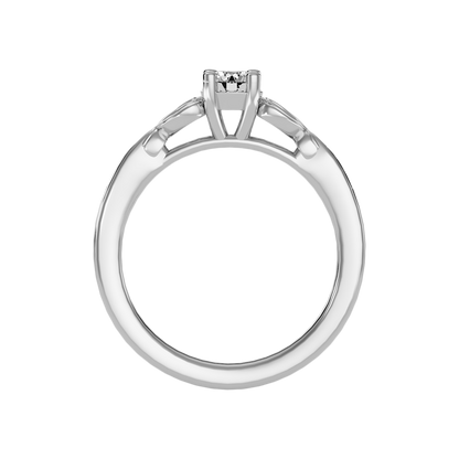 Summery Diamond Ring In 925 Sterling Silver - Eight