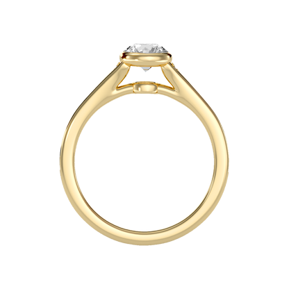 Sumptuous Solitaire Ring In 925 Sterling Silver - Twelve