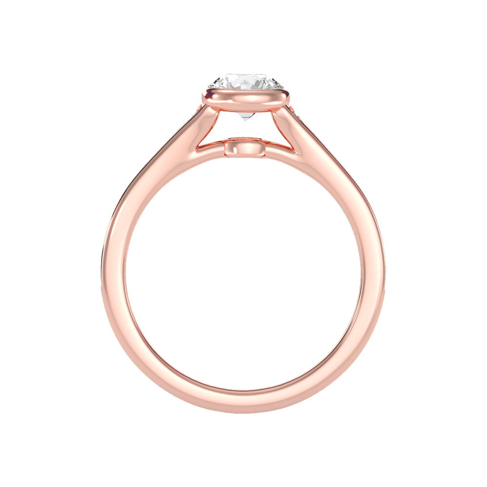 Sumptuous Solitaire Ring In 925 Sterling Silver - Two