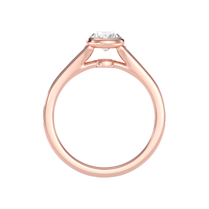Sumptuous Solitaire Ring In 925 Sterling Silver - Two