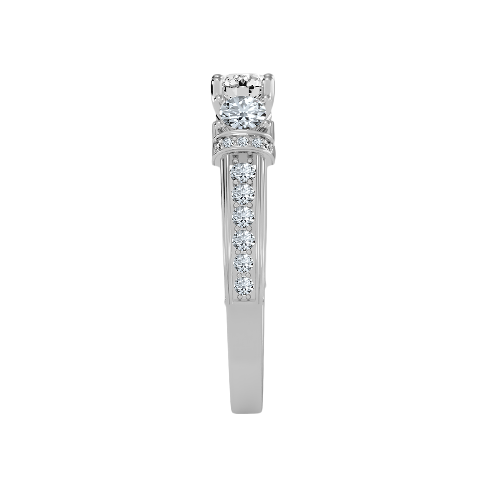 Sumptuous Three Stone Diamond Engagement Ring - Seven