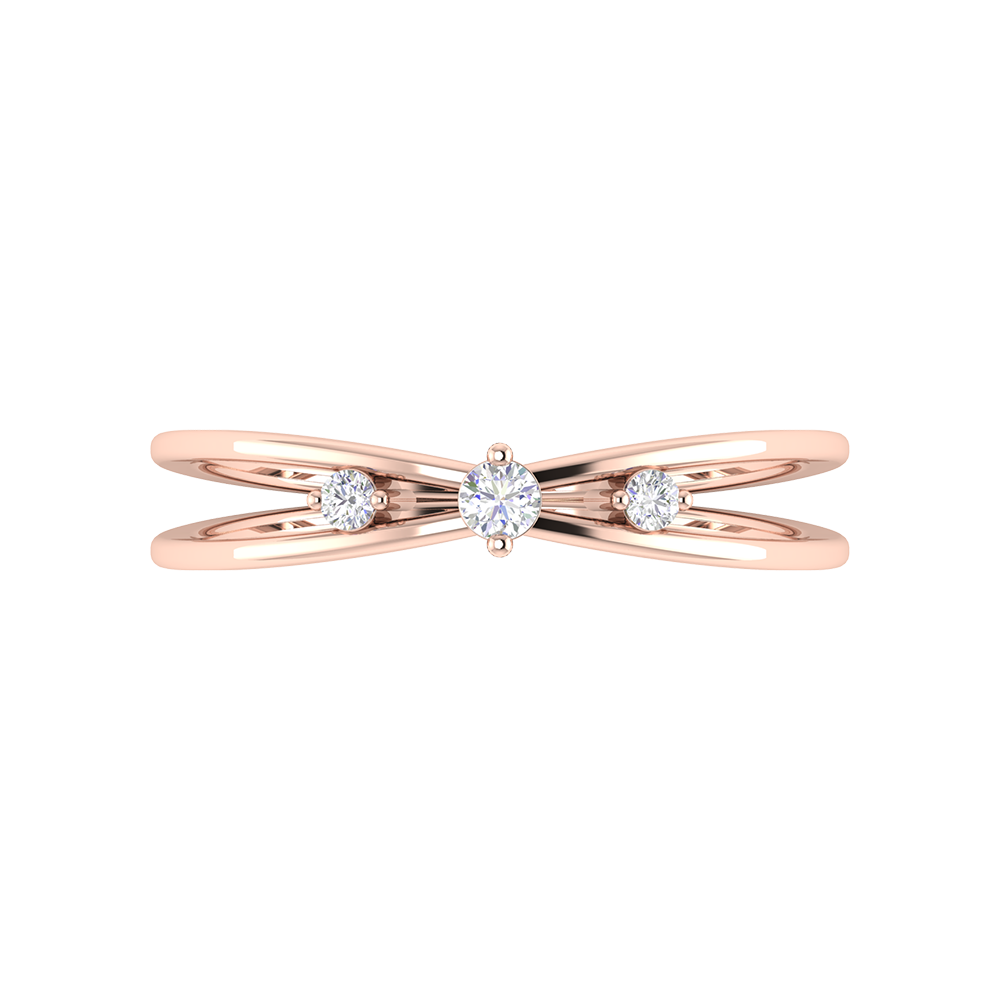 Sunshine Tri Stone Ring - Two