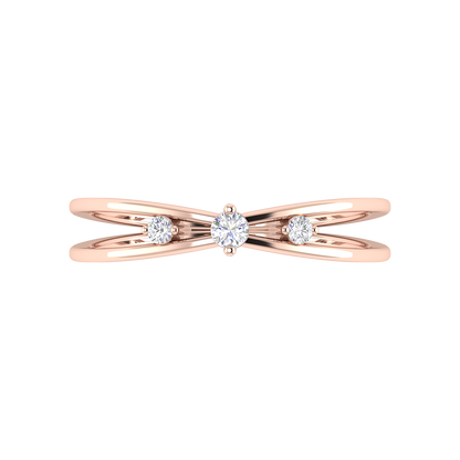 Sunshine Tri Stone Ring - Two