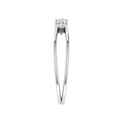 Sunshine Tri Stone Ring - Seven