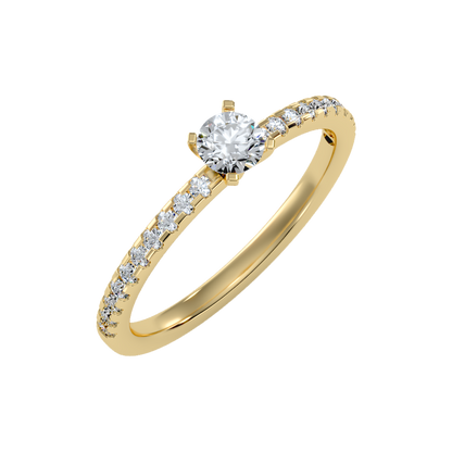 Superb Solitaire Ring - One