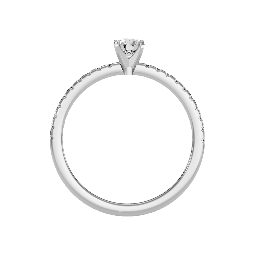 Superb Solitaire Ring In 925 Sterling Silver - Eight