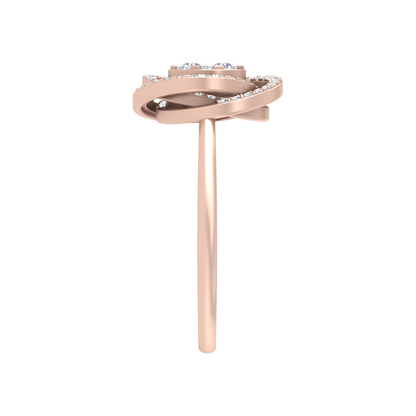 Superficial Band Cluster Ring - Three