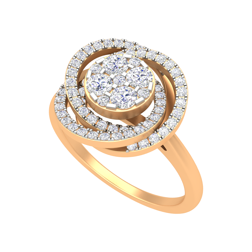 Superficial Band Cluster Ring - Nine