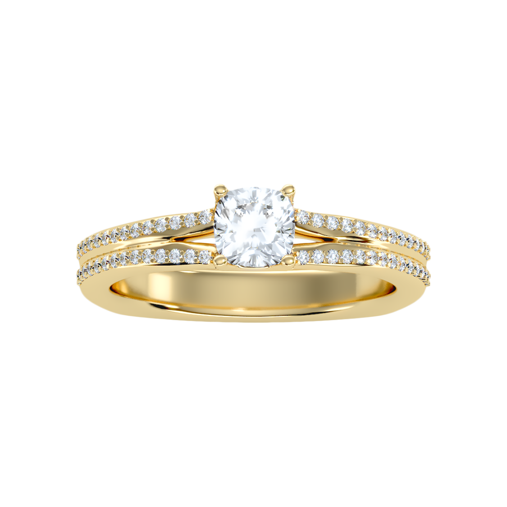 Superior Solitaire Ring In 925 Sterling Silver - Ten