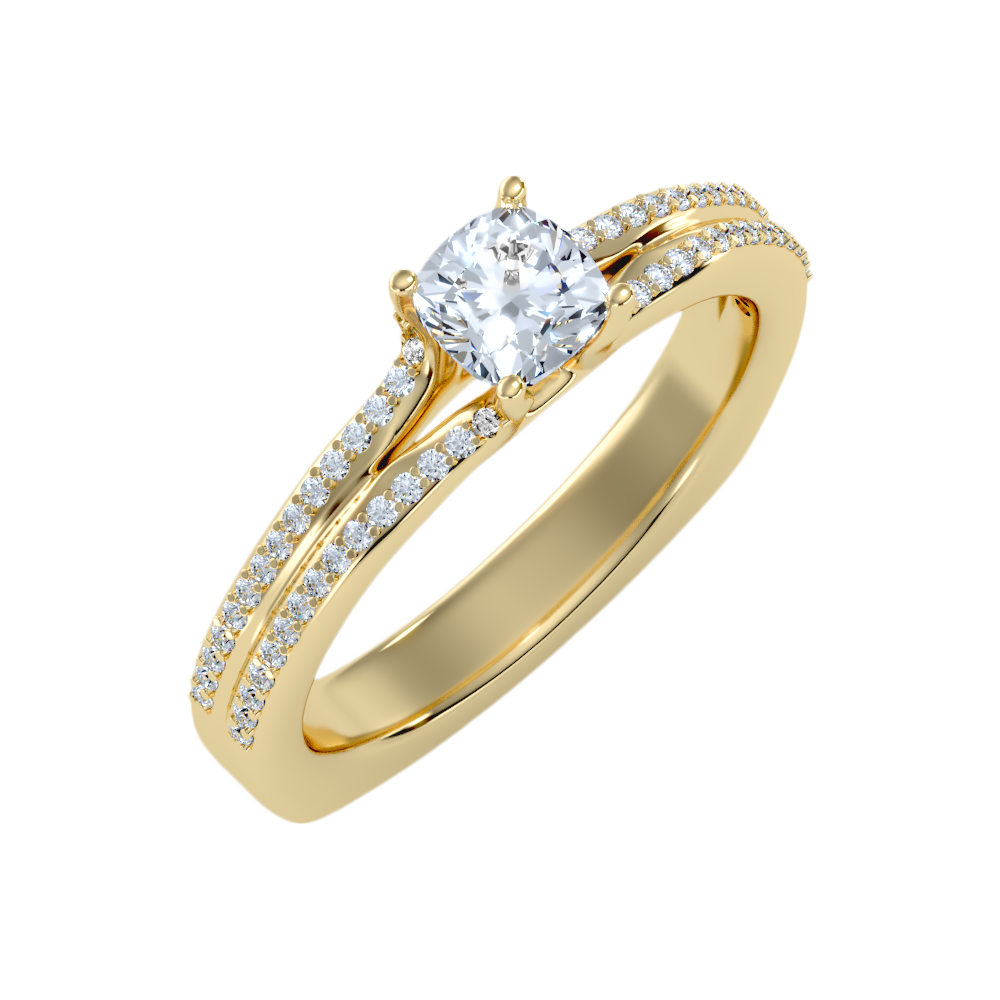 Superior Solitaire Ring In 925 Sterling Silver - Nine
