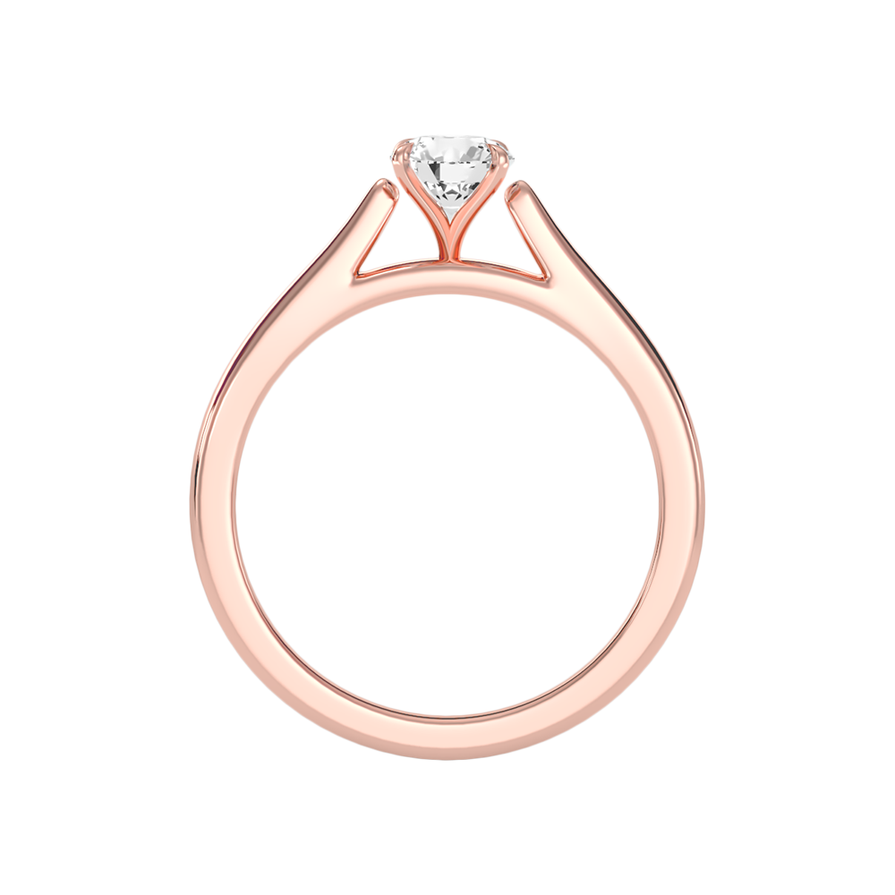 Super Classic Solitaire Ring In 925 Sterling Silver - Six