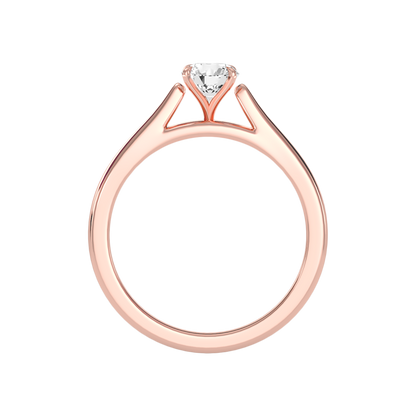 Super Classic Solitaire Ring In 925 Sterling Silver - Six