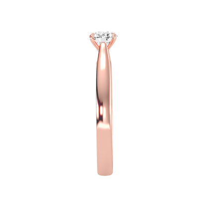 Super Classic Solitaire Ring In 925 Sterling Silver - Eight