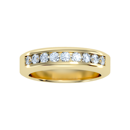 Supreme Men's Broad Band Ring - Ten