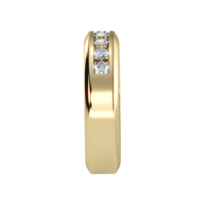 Supreme Men's Broad Band Ring In 925 Sterling Silver - Eleven