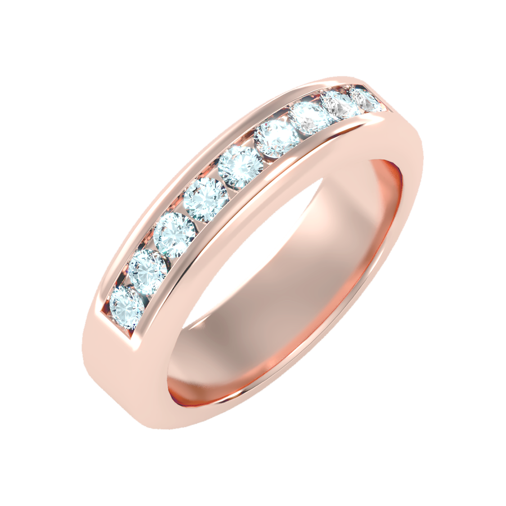 Supreme Men's Broad Band Ring - Five