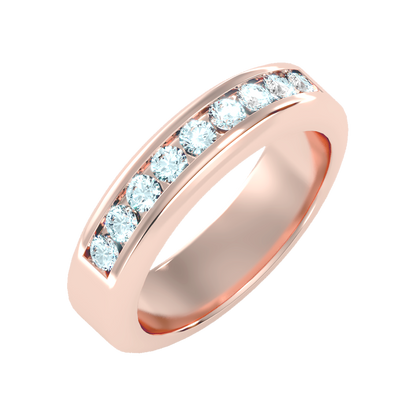 Supreme Men's Broad Band Ring - Five