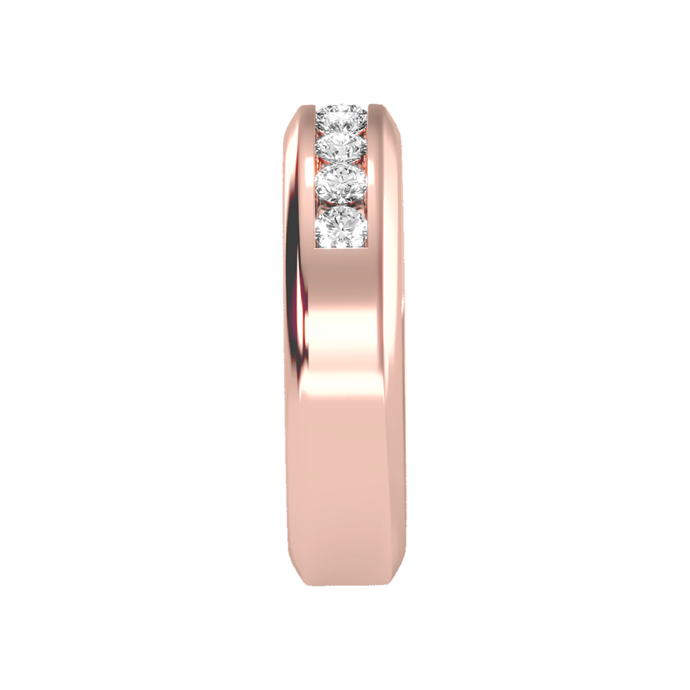 Supreme Men's Broad Band Ring In 925 Sterling Silver - Seven