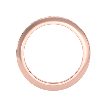 Supreme Men's Broad Band Ring In 925 Sterling Silver - Eight