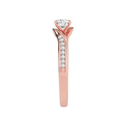 Surreptitious Diamond Ring In 925 Sterling Silver - Three