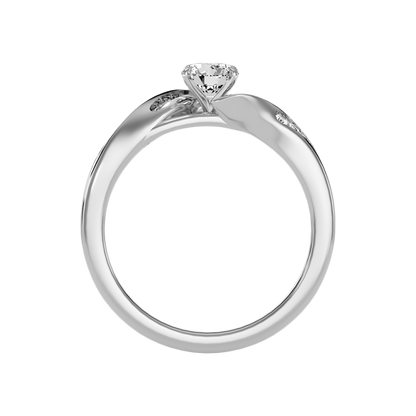 Surreptitious Diamond Ring In 925 Sterling Silver - Eight