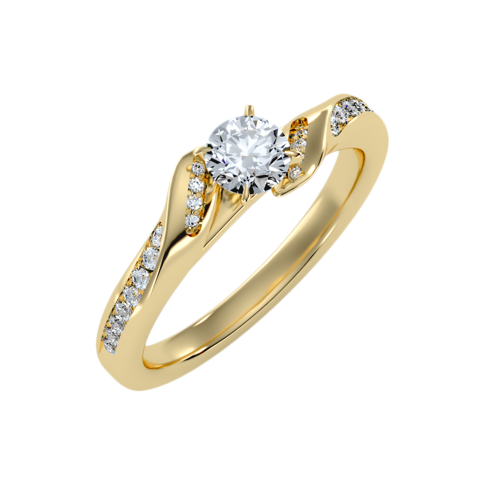 Surreptitious Diamond Ring In 925 Sterling Silver - Nine