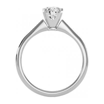 Sweet Engagement Ring In 925 Sterling Silver - One
