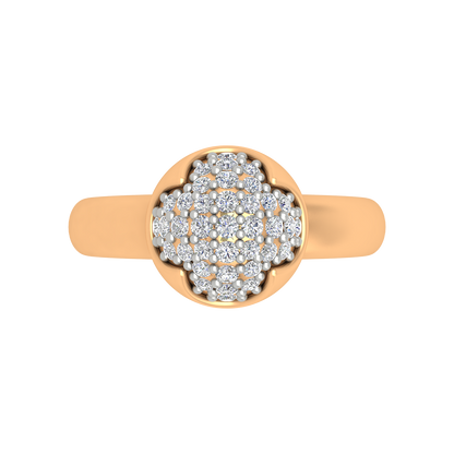 Swirl Tuilp Mesh Ring In 925 Sterling Silver - Ten