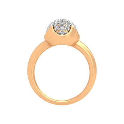 Swirl Tuilp Mesh Ring In 925 Sterling Silver - Twelve