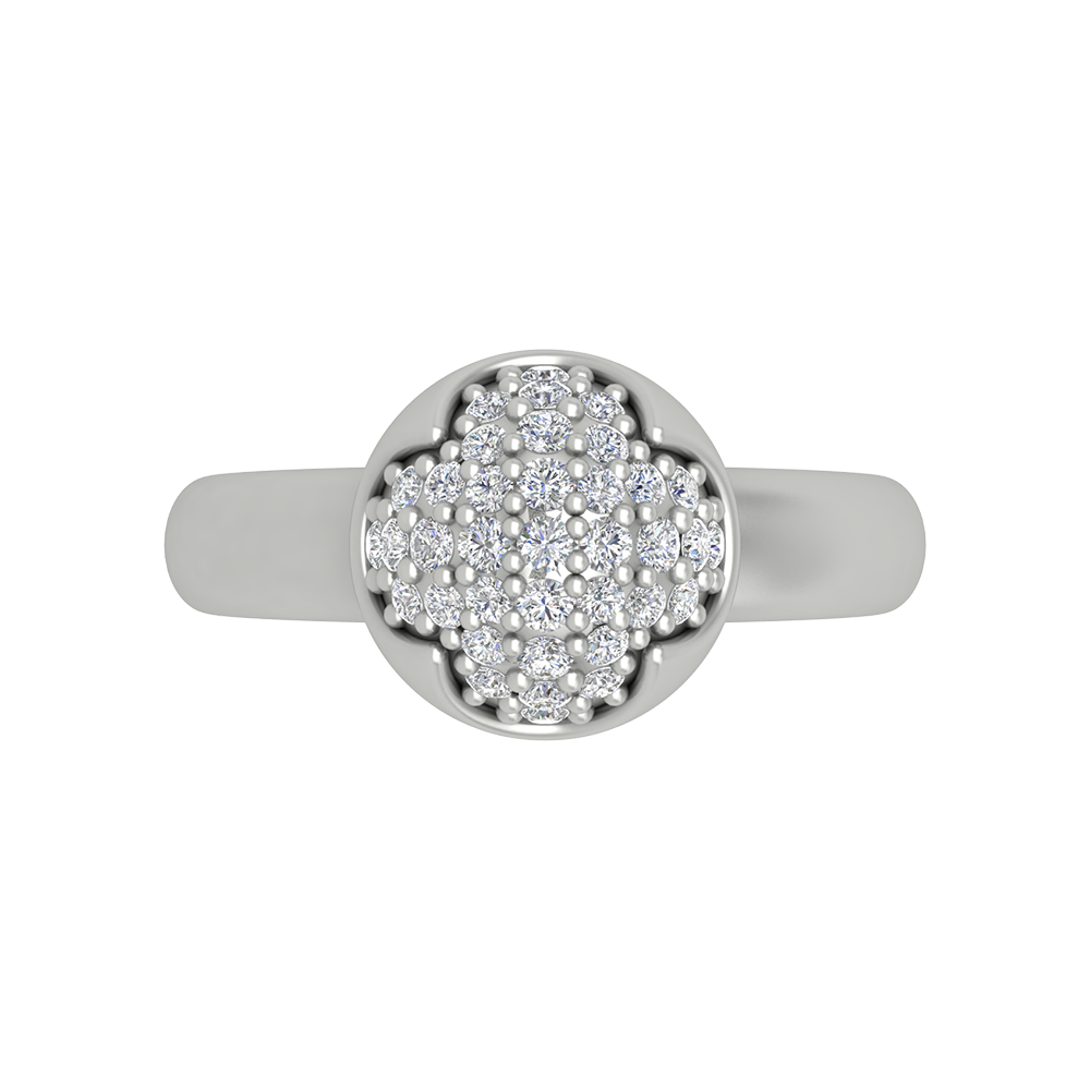 Swirl Tuilp Mesh Ring - Six