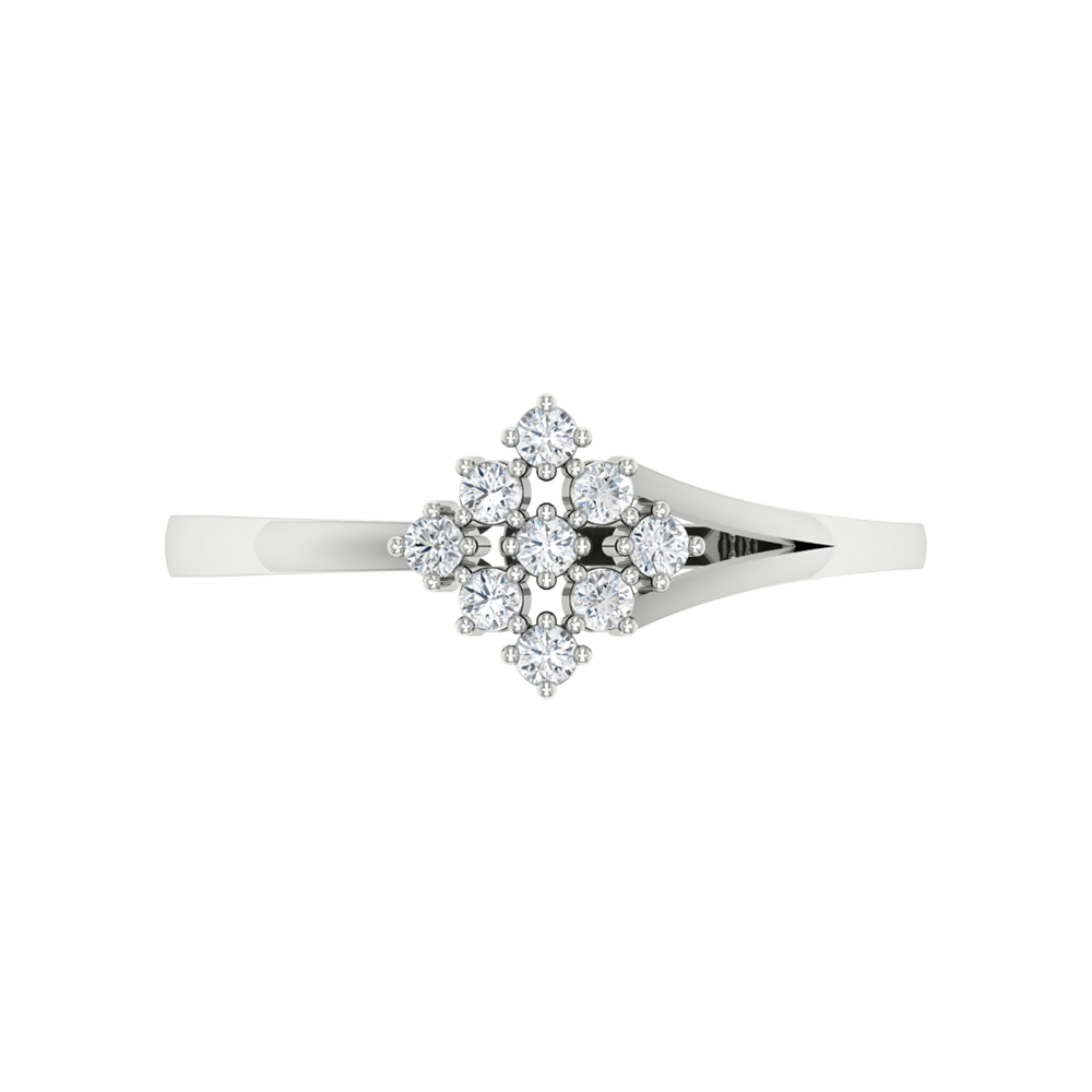 Swivel Meshi Ring In 925 Sterling Silver - Six