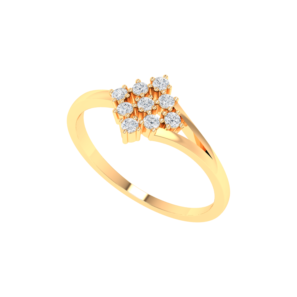 Swivel Meshi Ring In 925 Sterling Silver - Nine
