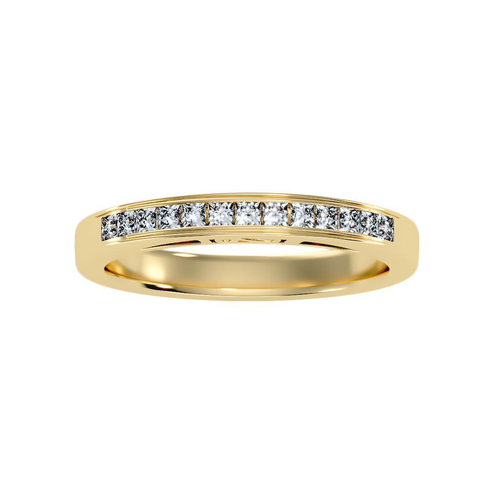 Syzygy Half Eternity Band In 925 Sterling Silver - Ten