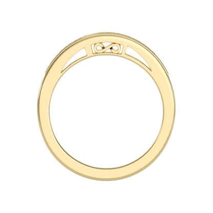 Syzygy Half Eternity Band In 925 Sterling Silver - Twelve