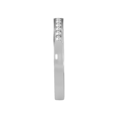 Syzygy Half Eternity Band In 925 Sterling Silver - Seven