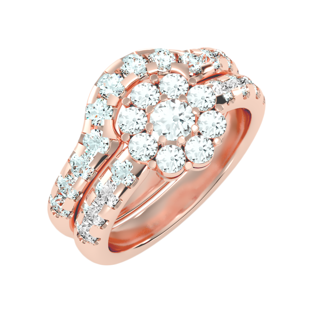 Talisman Bridal Ring Set - Five