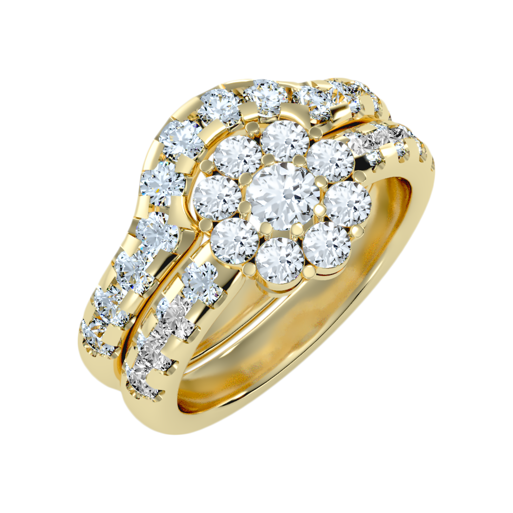 Talisman Bridal Ring Set - Nine