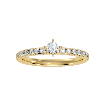 Tangled Solitaire Ring - Ten