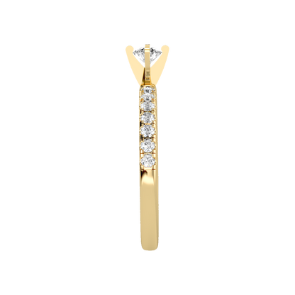 Tangled Solitaire Ring - Eleven